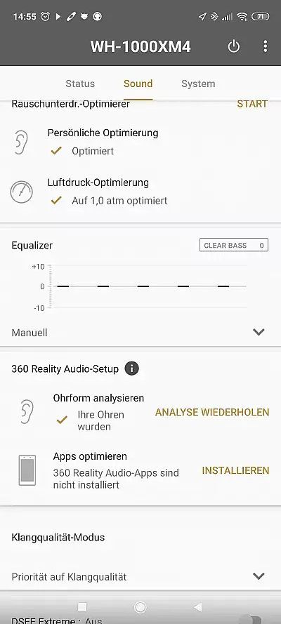 Sony WH 1000XM4 59 Die App 8