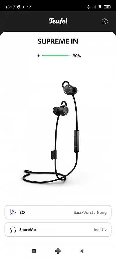 Teufel Supreme In App 3