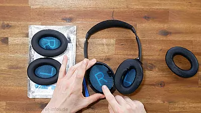 Bose QC25 Ohrpolster wechseln 