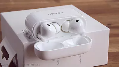 HONOR Earbuds2 Ladeschale mit Kopfhörern