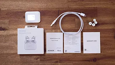 HONOR Earbuds2 Lieferumfang komplett