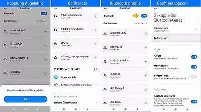 Bluetooth Kopplung durchführen