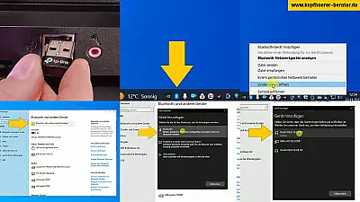 Bluetooth-Kopfhörer am PC einrichten