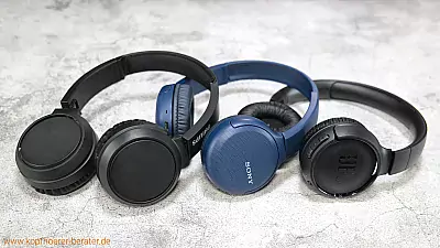 JBL TUNE 510 BT , Sony CH510 und der Philips TAH4205 - Ansicht 1