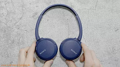 Sony CH-WH510 Test - Ohrmuscheln um 90° gedreht