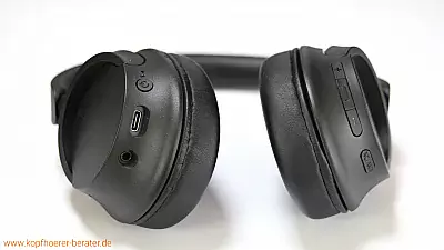 Sony WH-CH720N - Tasten und Anschlüsse