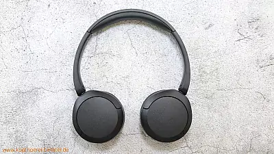 Sony WH CH520 im Test - Um 90° gedrehte Orhmuscheln - Rückseite