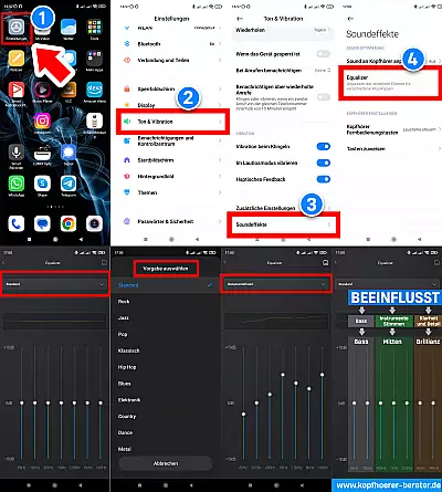 Android Equalizer finden - Anleitung