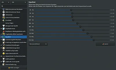Equalizer für den COWIN E7 Pro