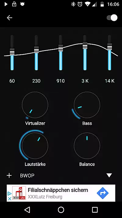 Equalizer unter Android