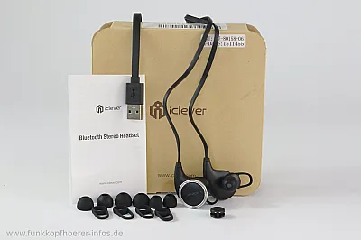 Bluetooth-Kopfhörer In-Ear iClever IC-BTH02 Lieferumfang