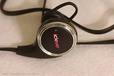 Bluetooth-Kopfhörer In-Ear iClever IC-BTH02 LED rot