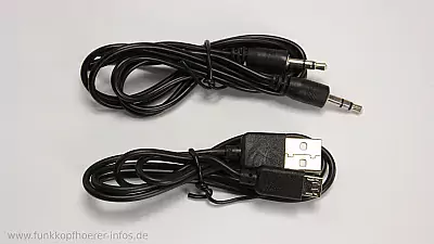 Ladekabel und Klinkekabel