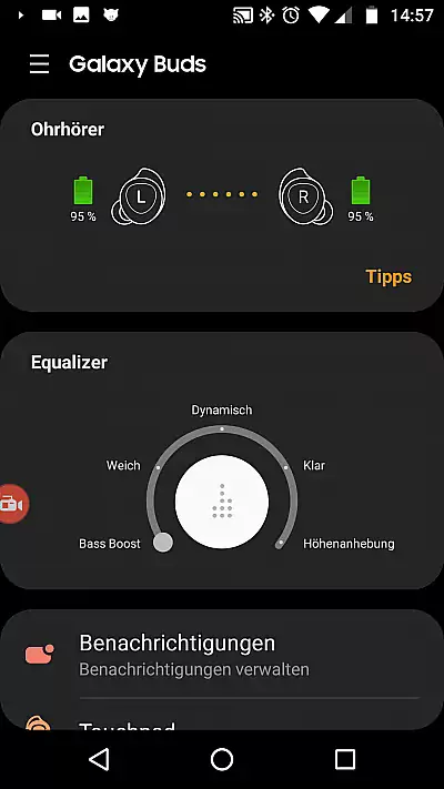 Abgeschalteter Equalizer