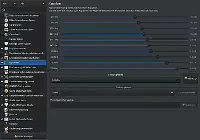 Equalizer mit dem SE7