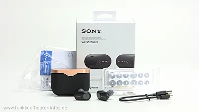 Lieferumfang des SONY WF-1000XM3