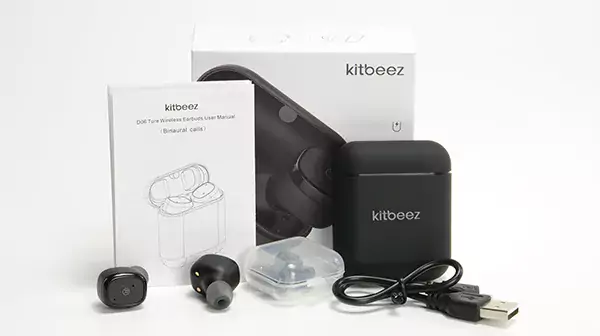 Kitbeez D06 Bluetooth InEar-Kopfhörer wide