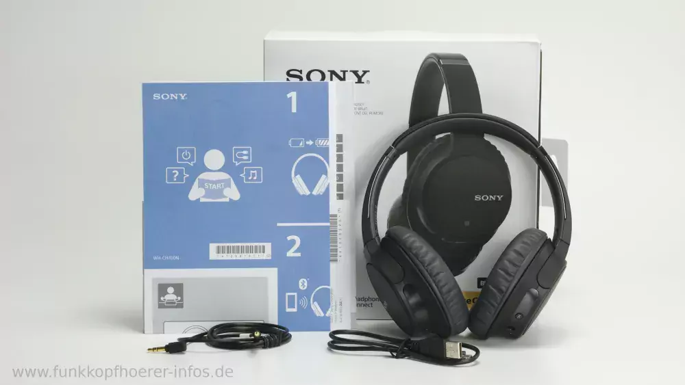 Lieferumfang des Sony WH-CH700N