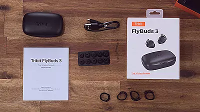 Tribit FlyBuds 3 - Der Lieferumfang