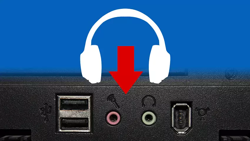 Kopfhörer an den PC anschließen