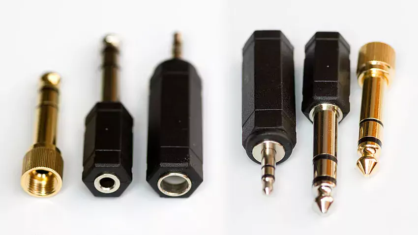 Klinkeadapter in verschiedenen Größen