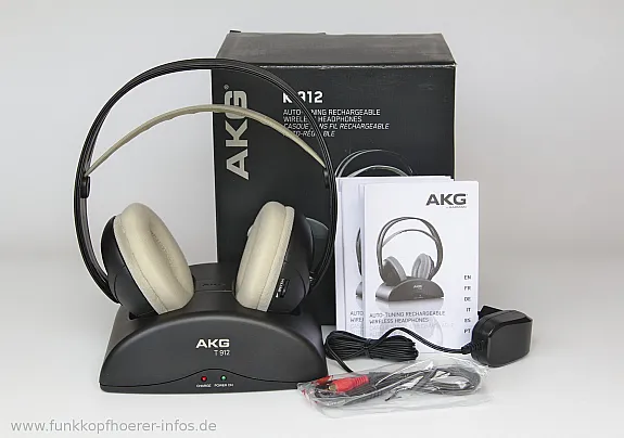 AKG K 912 Funkkopfhörer Lieferumfang