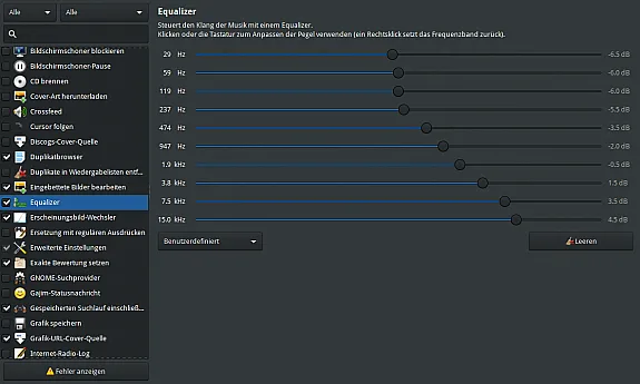 Equalizer für den COWIN E7 Pro