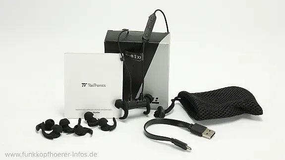 Lieferumfang des TaoTronics TT-BH025 